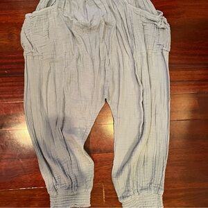 Free People Light Blue Pants size Medium